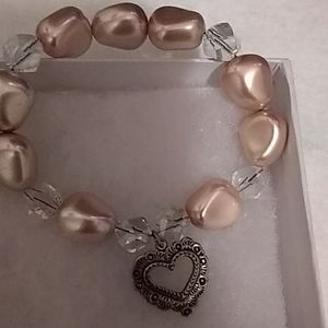 Glass Pearl Bracelet